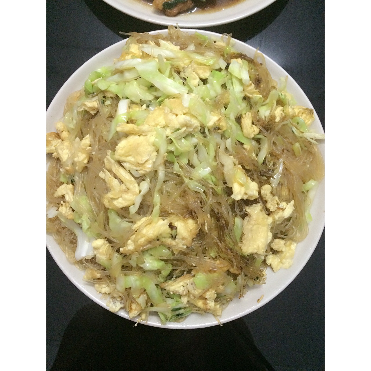 鸡蛋粉丝圆白菜
