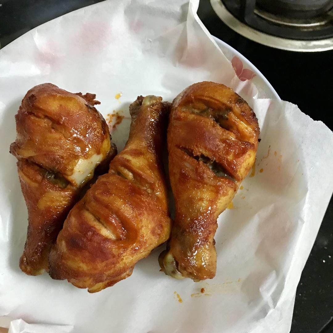 小kitty妹做的小朋友都爱的超级简单的奥尔良烤鸡腿