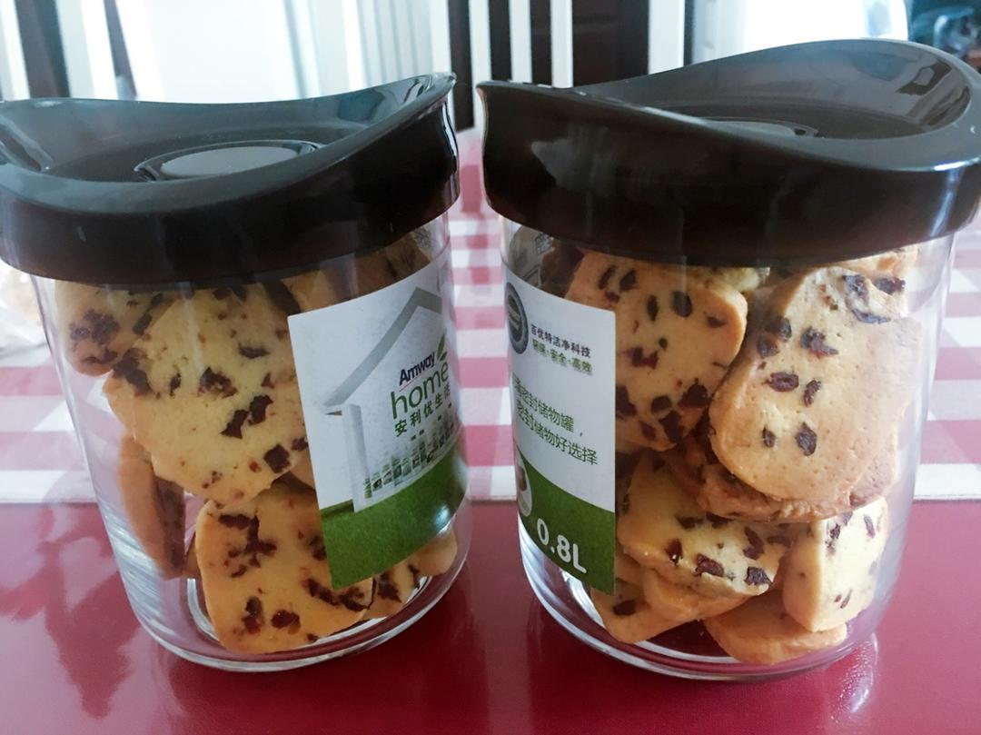 低糖少油版蔓越莓饼干