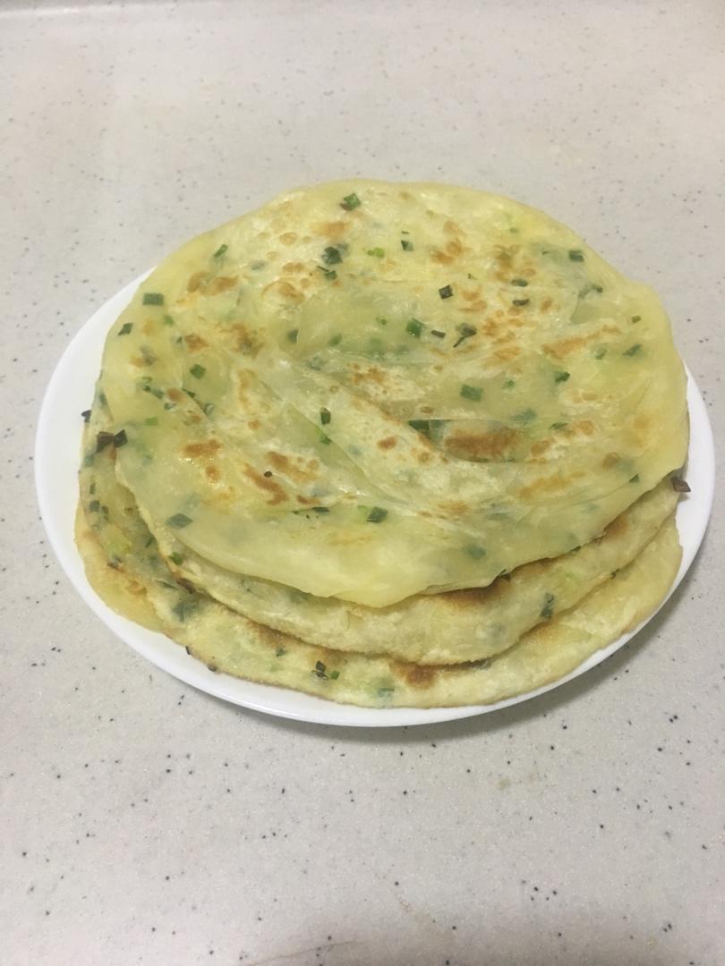 葱油饼（馄饨皮版）