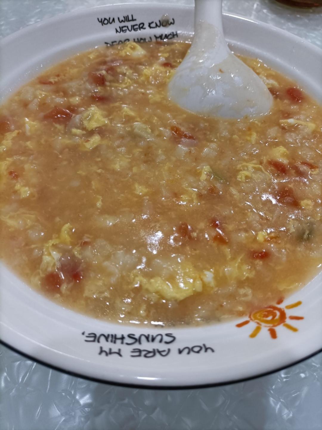 西红柿疙瘩汤？No, 是西红柿山药汤专治没胃口