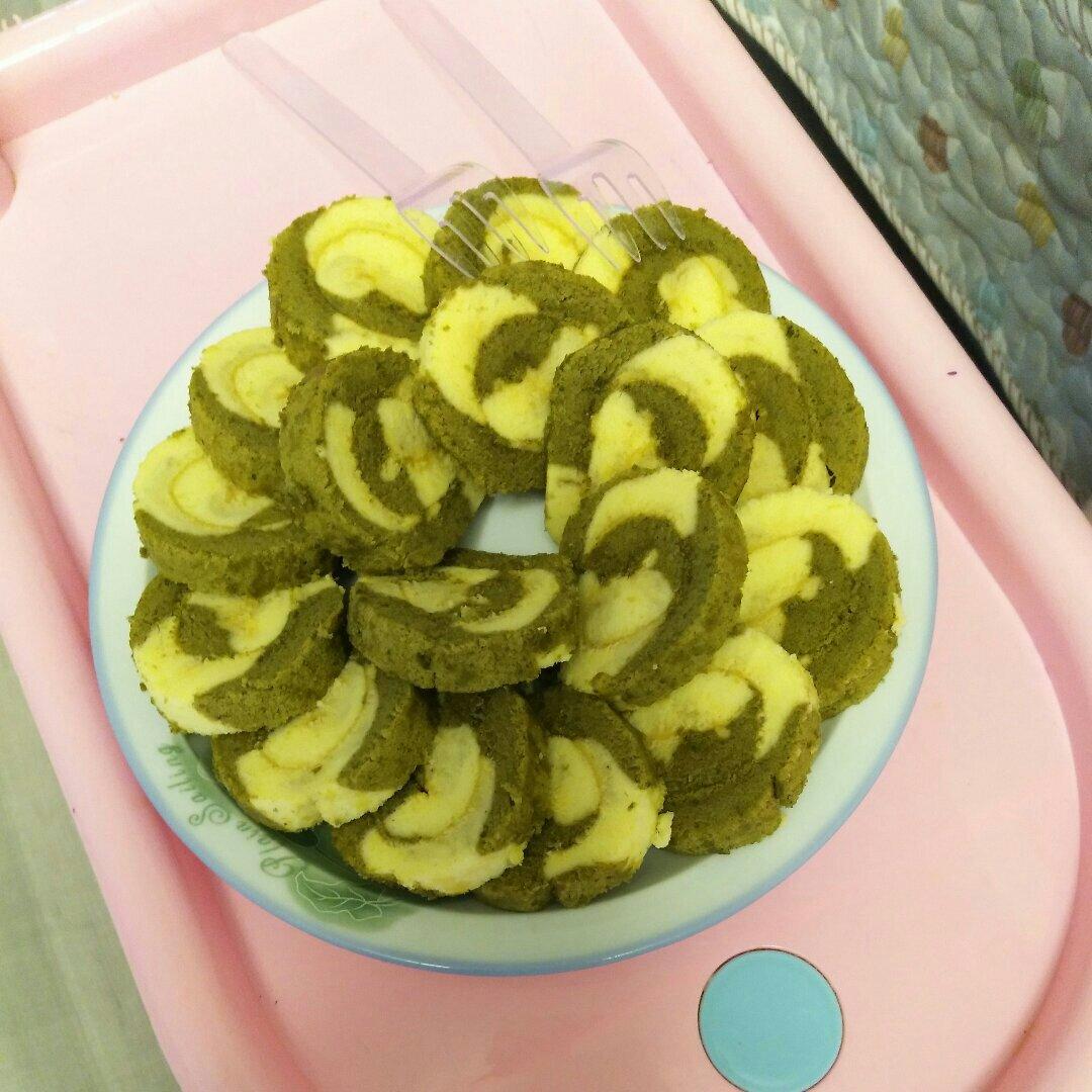 双色毛巾蛋糕卷