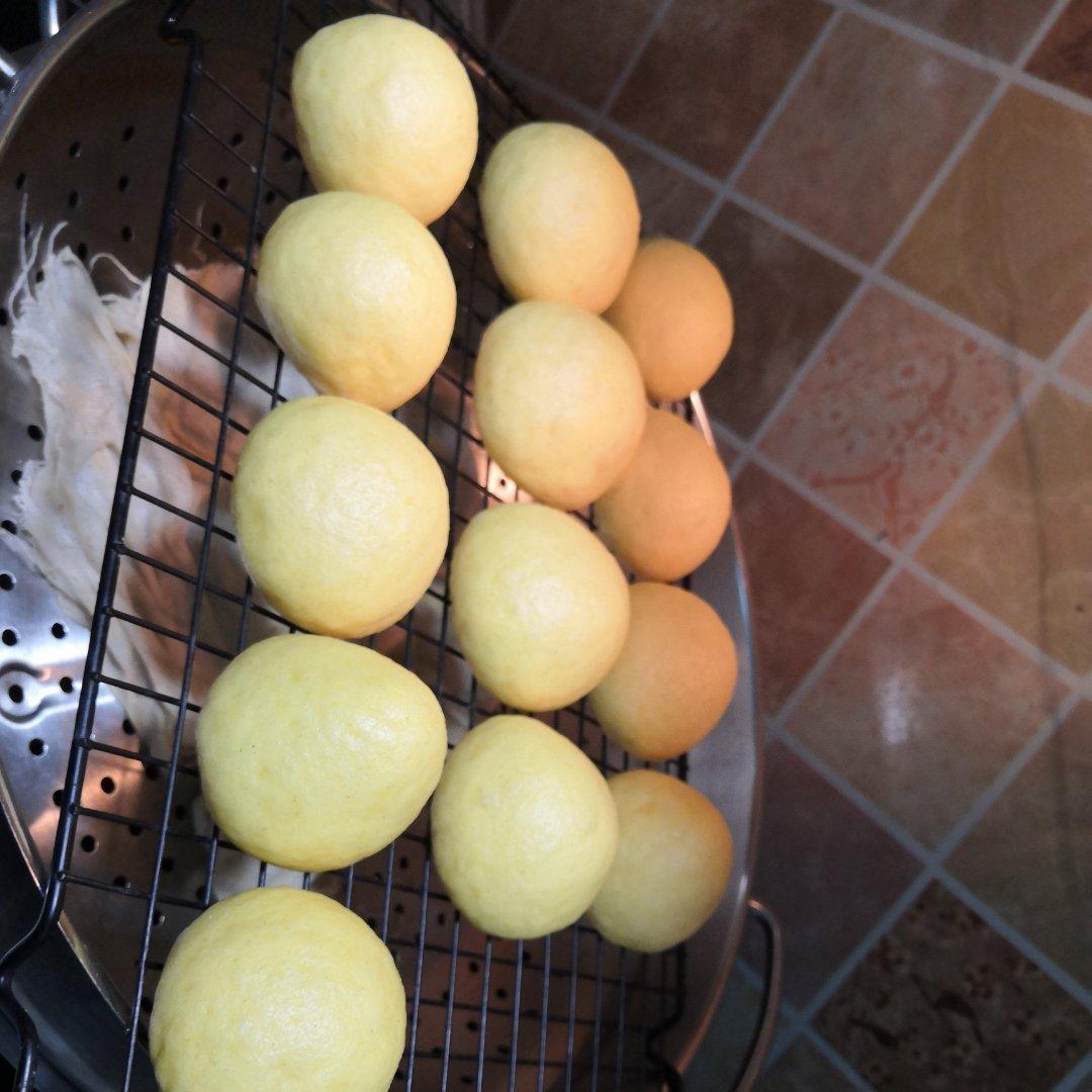 奶香玉米面馒头（一次发酵）