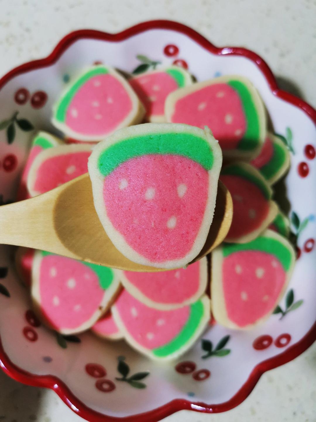 🍓一口一个小可爱❗️草莓多多曲奇饼干