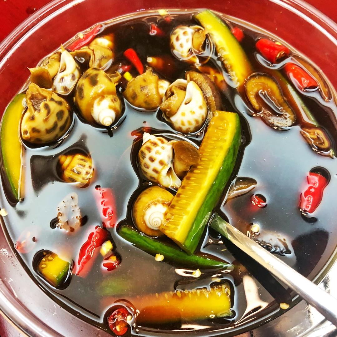 冰镇花螺（芥末版和无芥末版）