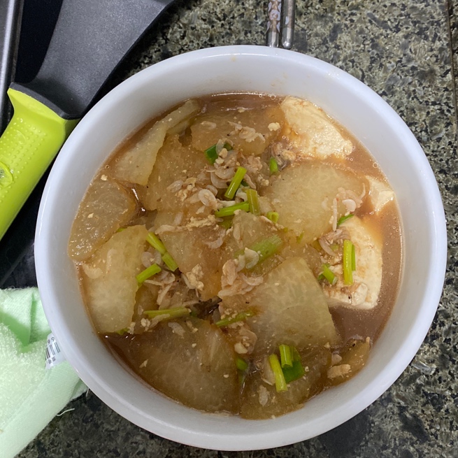 冬瓜海米炖豆腐
