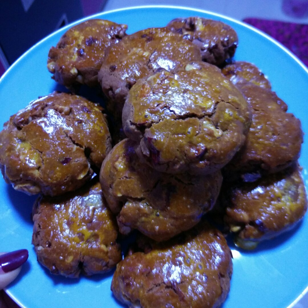 红枣红糖核桃饼干