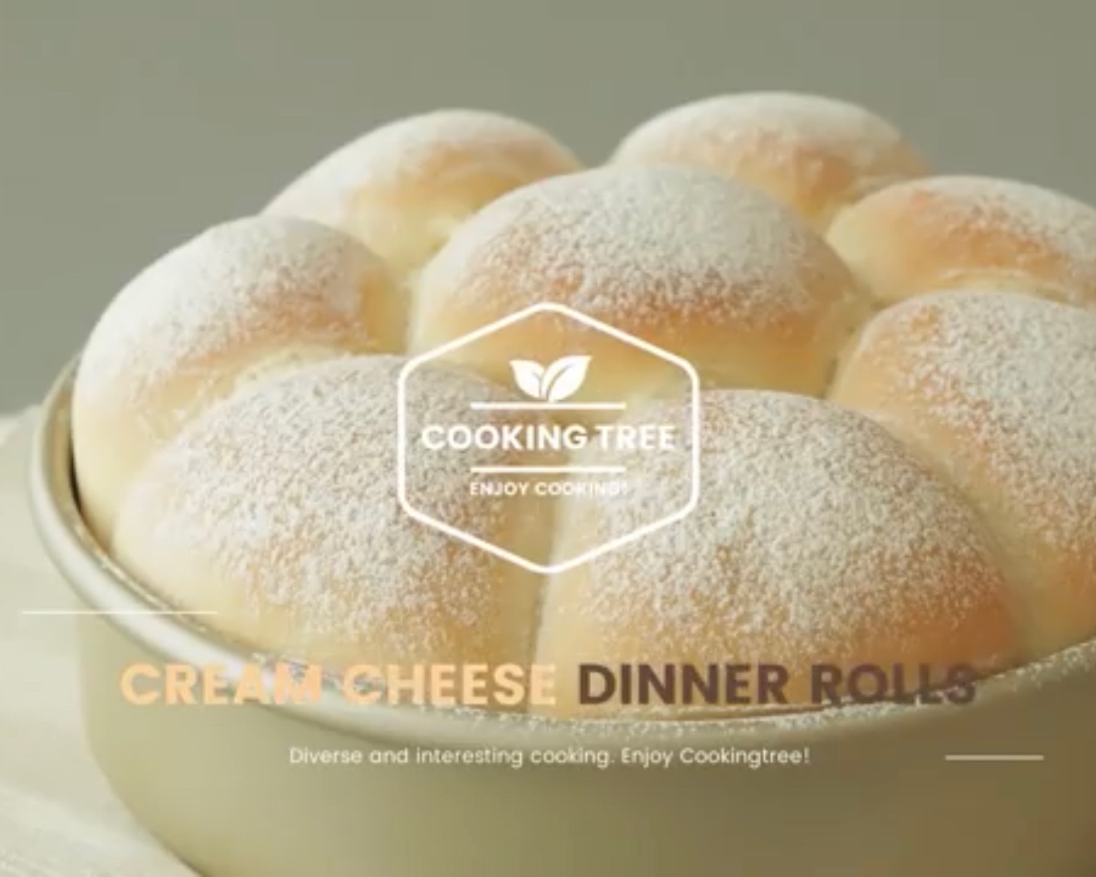 <Soft and Fluffy Cream cheese Dinner Rolls (Milk Bread) 奶油芝士晚餐包（面包机揉面）> | Cooking Tree