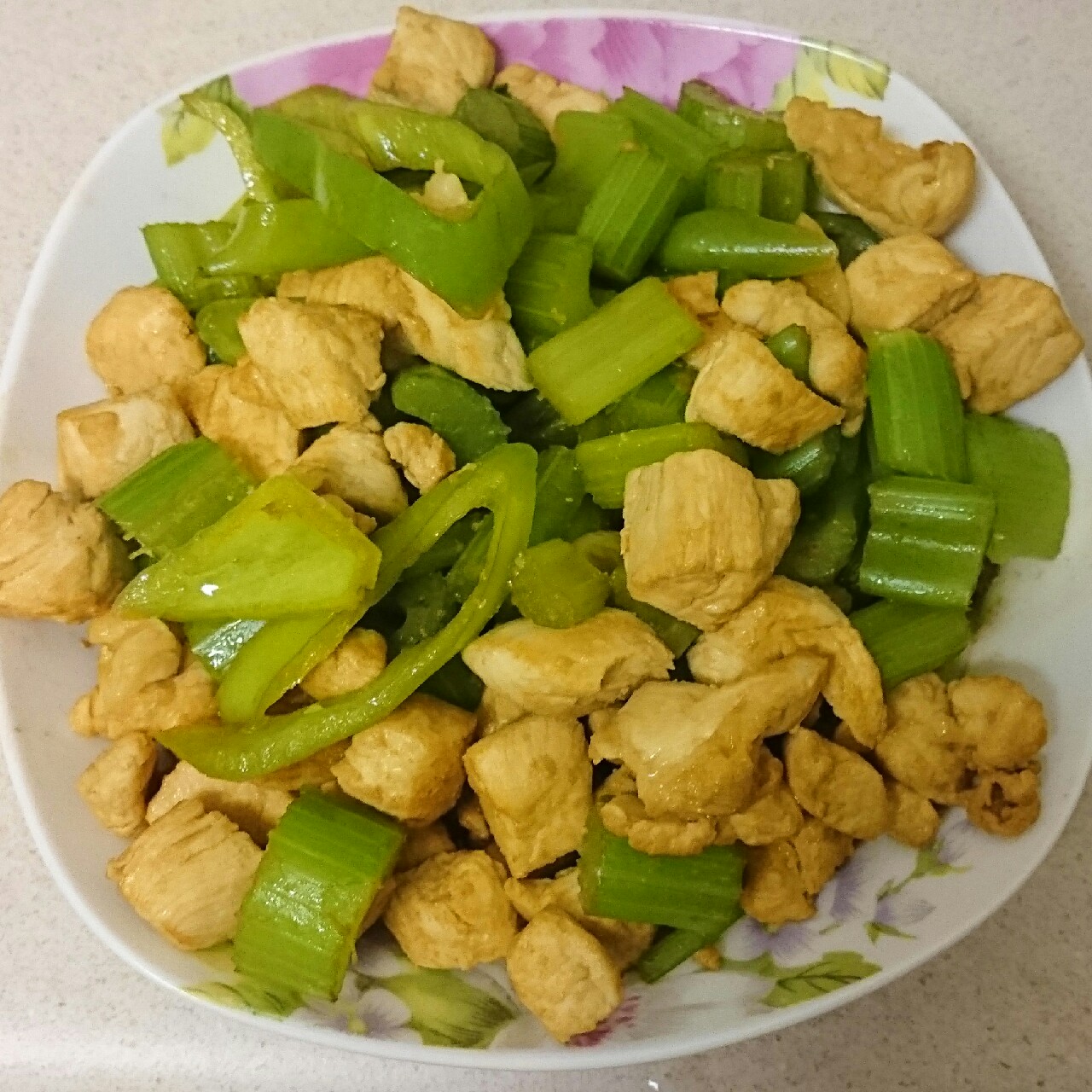 青椒炒鸡胸
