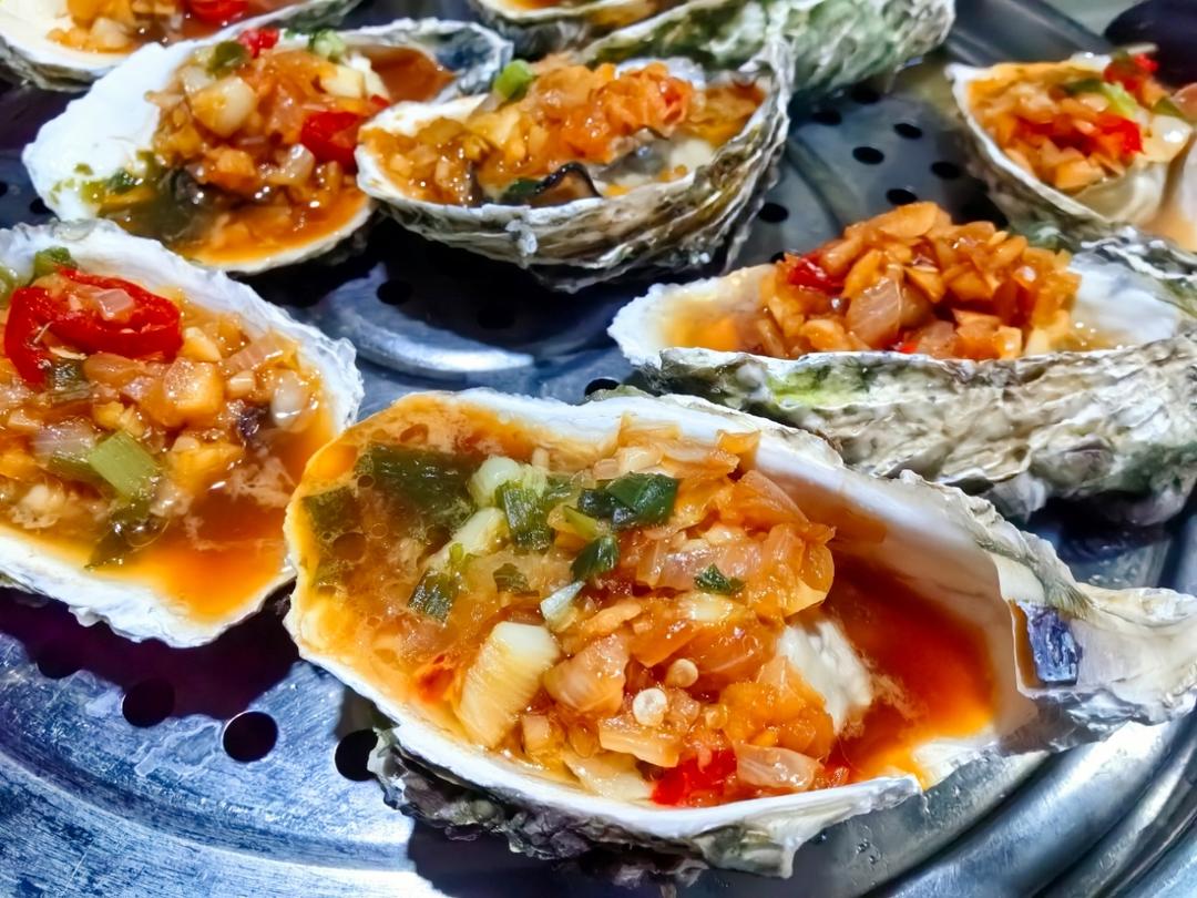 超简单～蒸蒜蓉生蚝