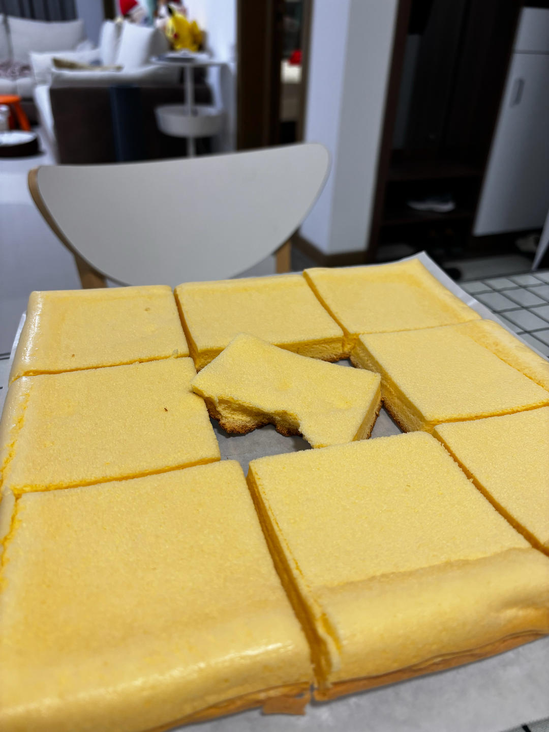 原味戚风蛋糕卷（不开裂/不掉皮）