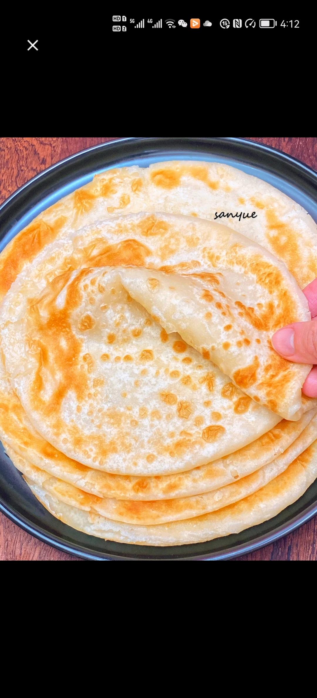 烙饼不硬的小窍门 掌握了你也能看出柔软多层凉了不硬的小油饼