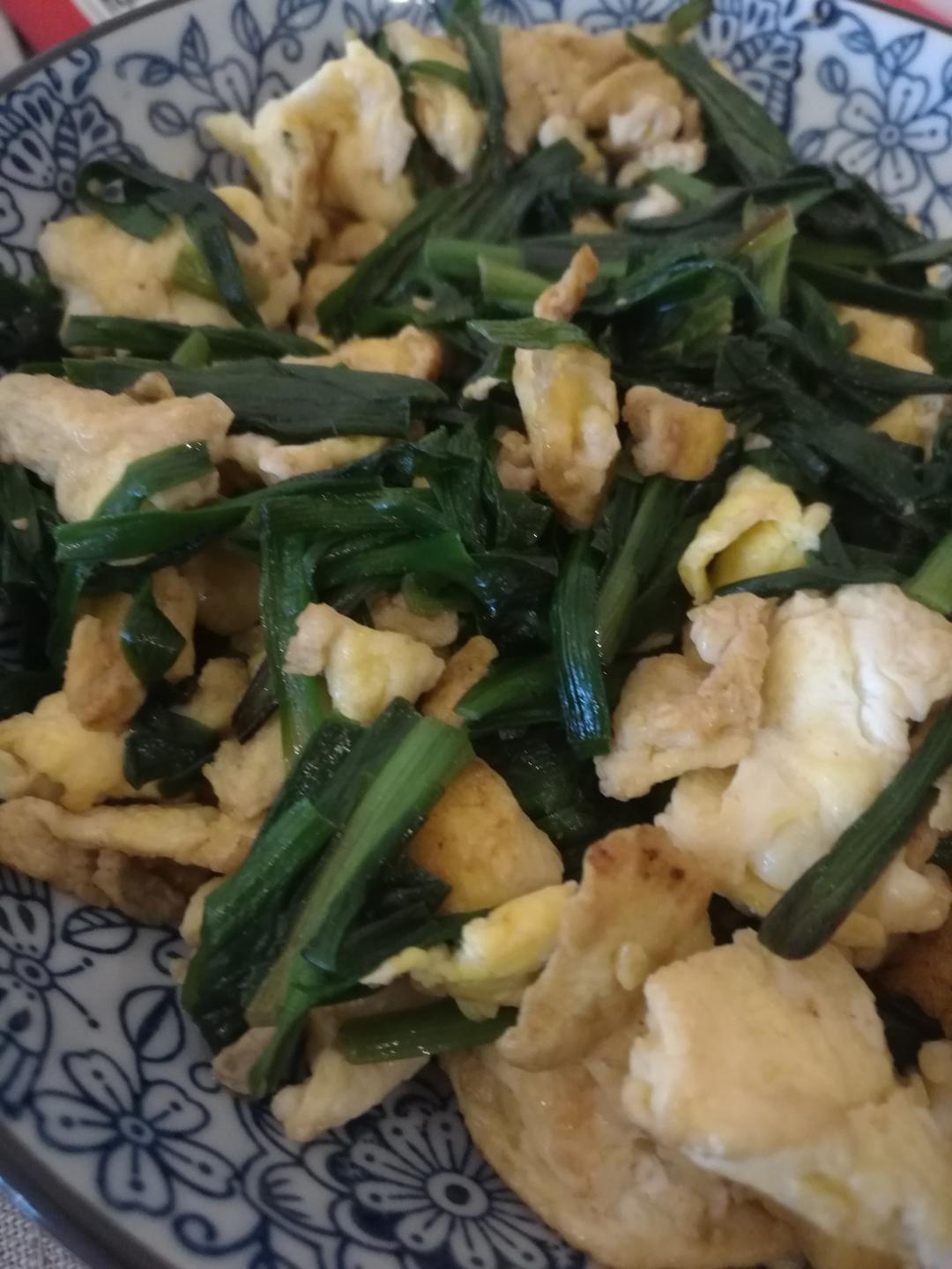 快手韭菜炒鸡蛋