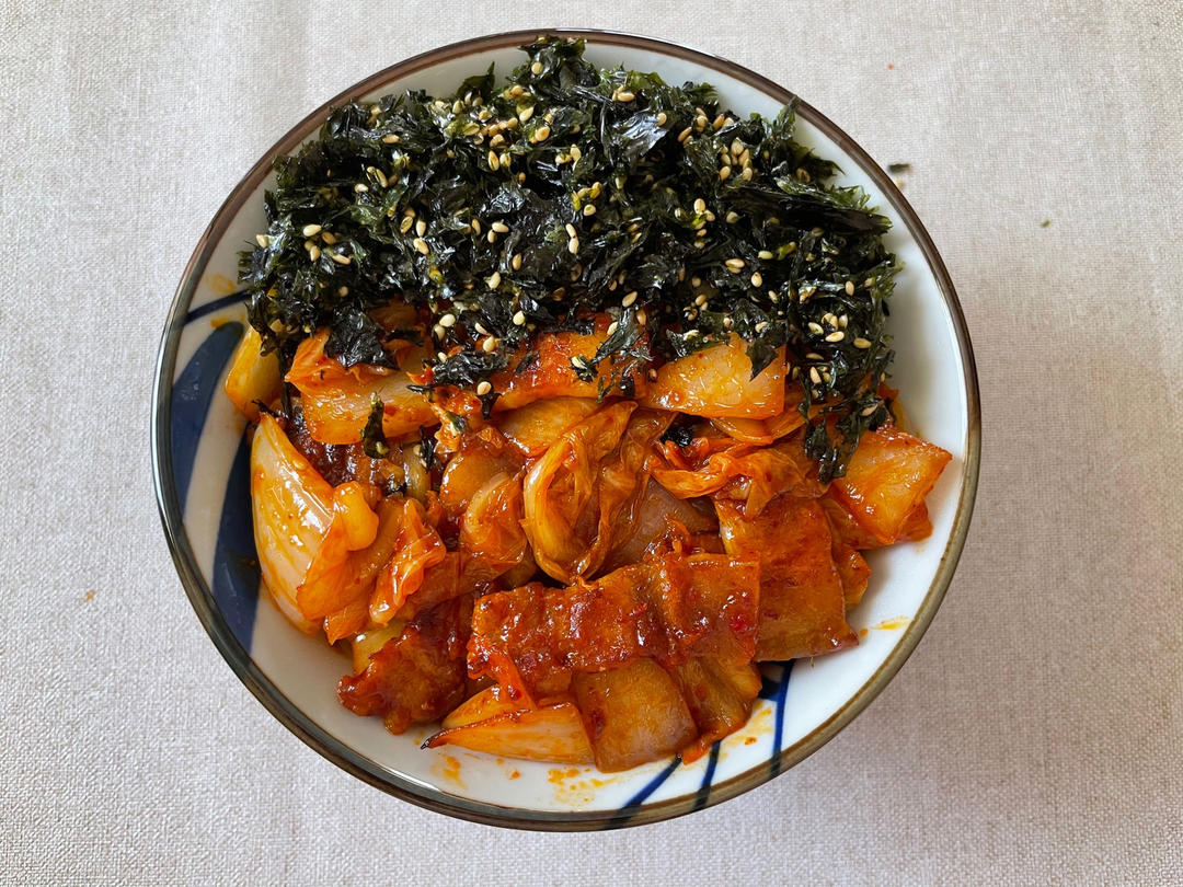 🔥爆好吃的韩式五花肉泡菜拌饭❗️