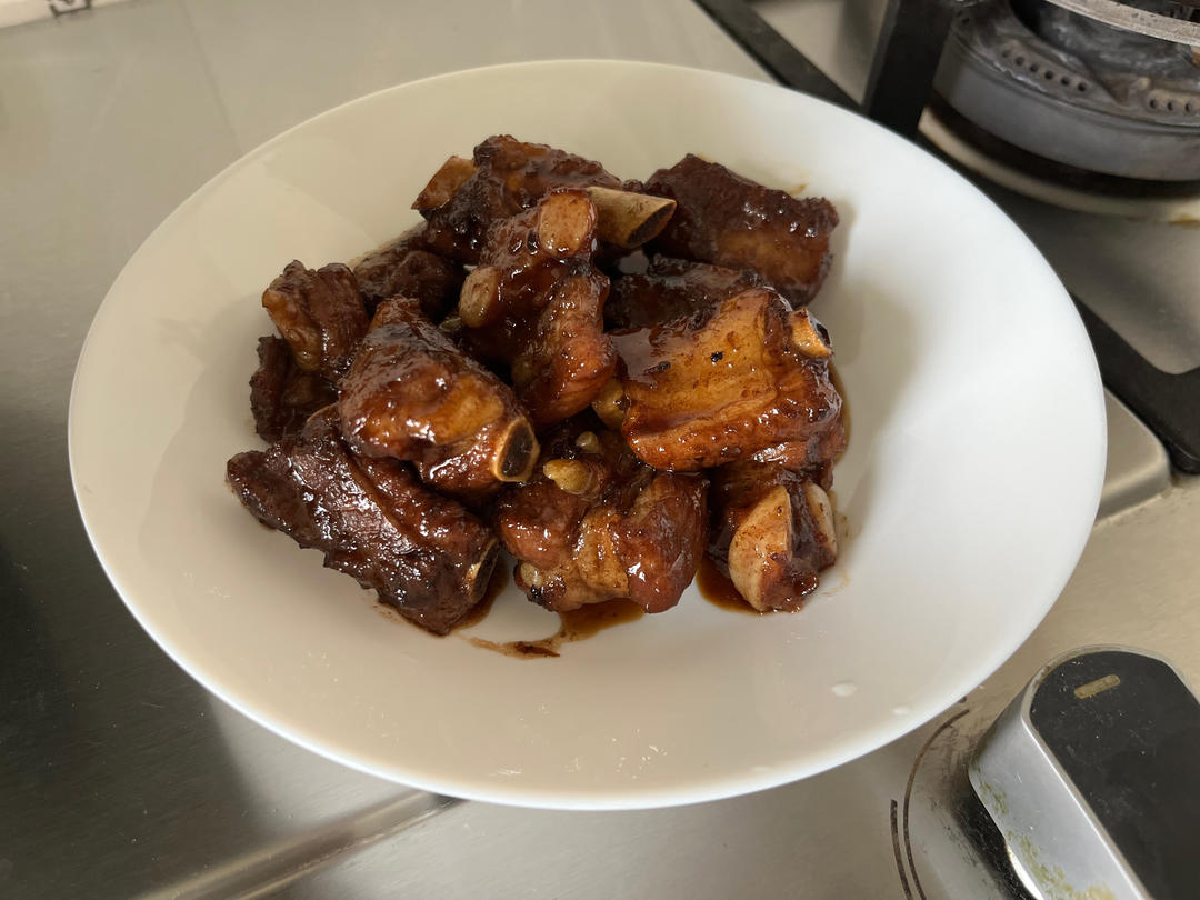 糖醋排骨（不要一滴油一粒盐的超简单做法）