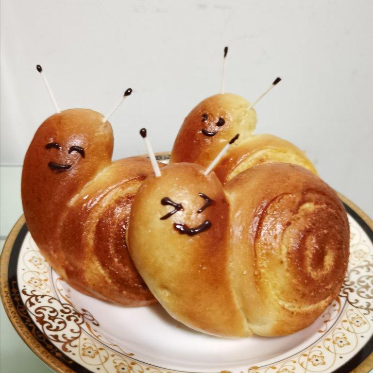 椰蓉小蜗牛面包