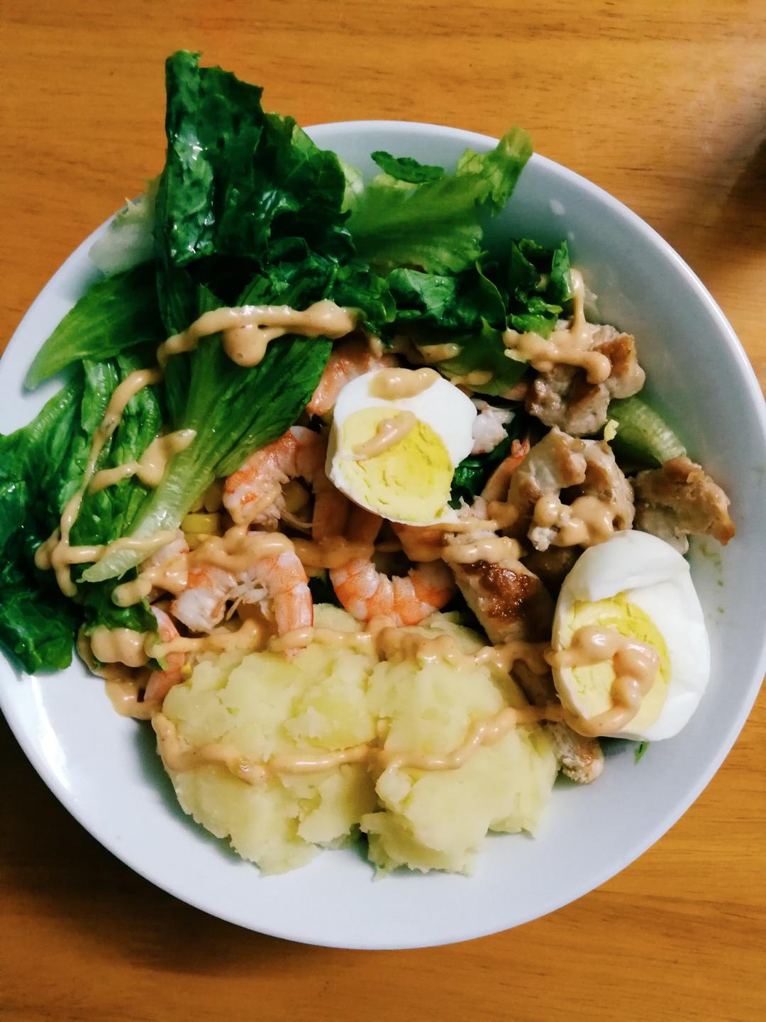 健身沙拉鸡胸肉健身沙拉