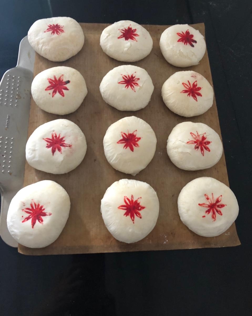 玫瑰鲜花饼