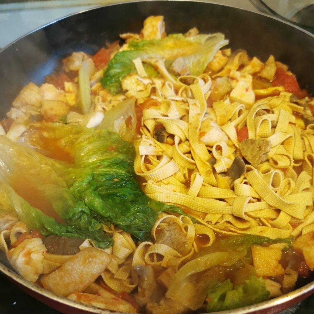 减脂餐！好吃不胖～酸爽开胃的荷包蛋番茄豆皮