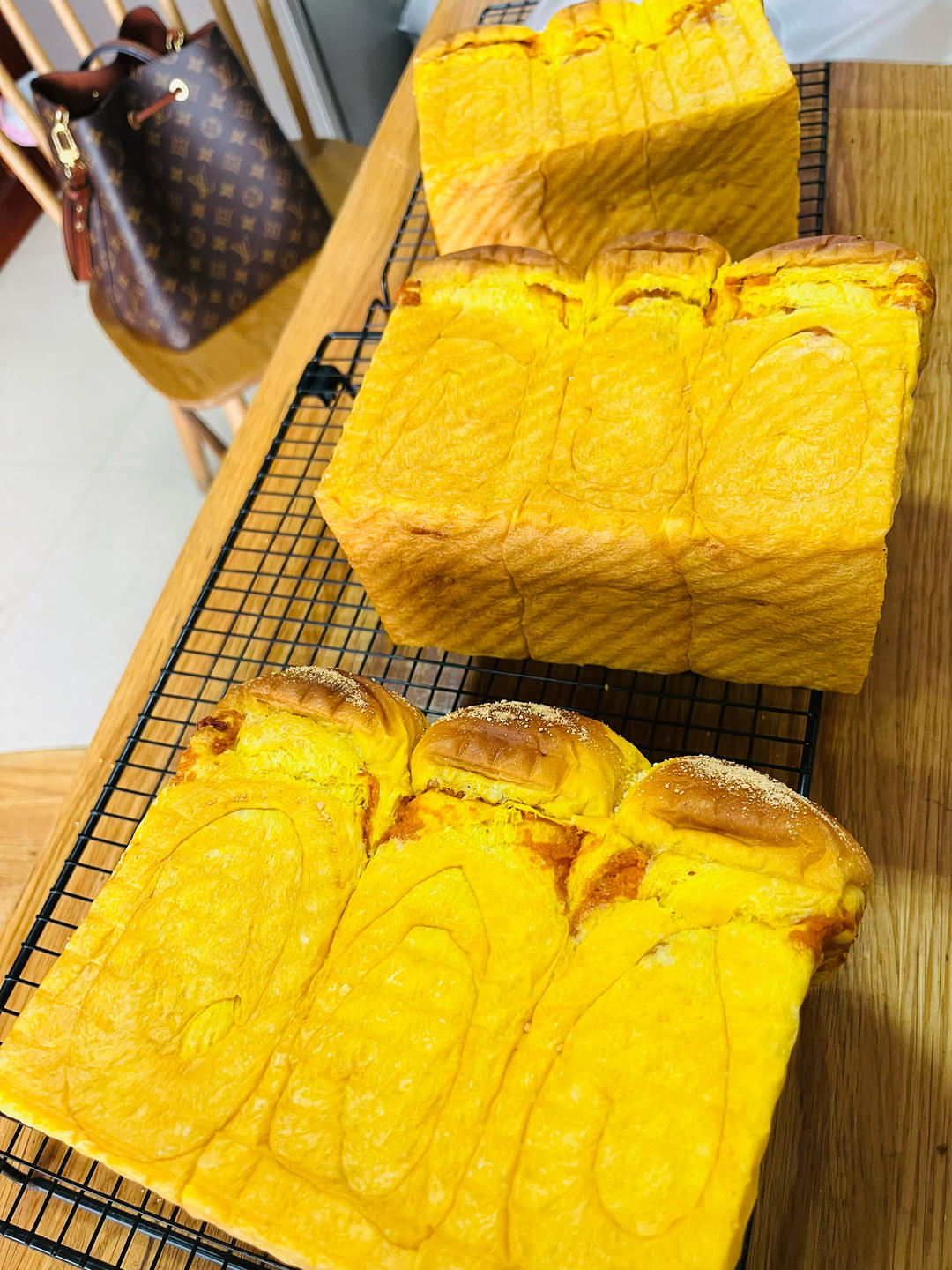 南瓜黄金土司