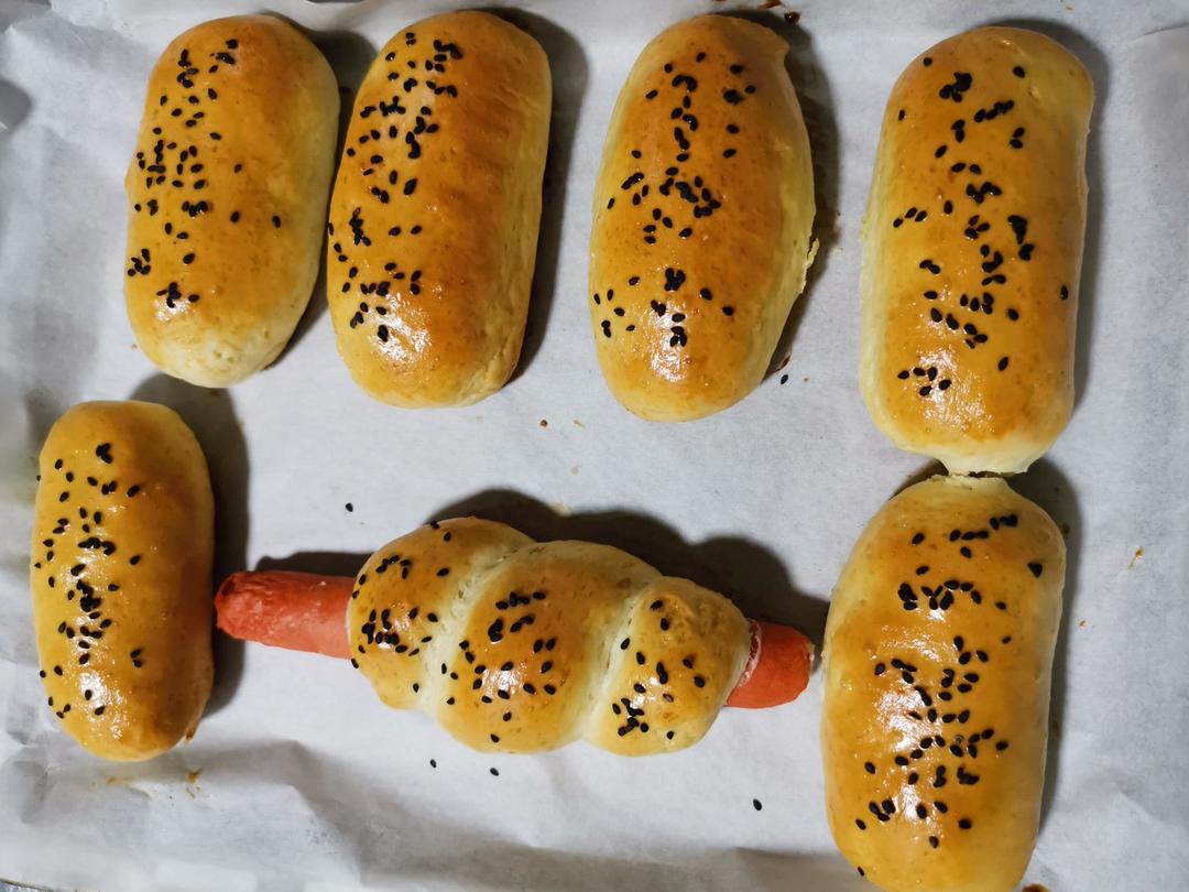 热狗面包卷--烤箱版