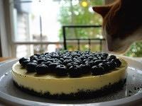 我家喵都爱吃的蓝莓cheesecake的做法 步骤4