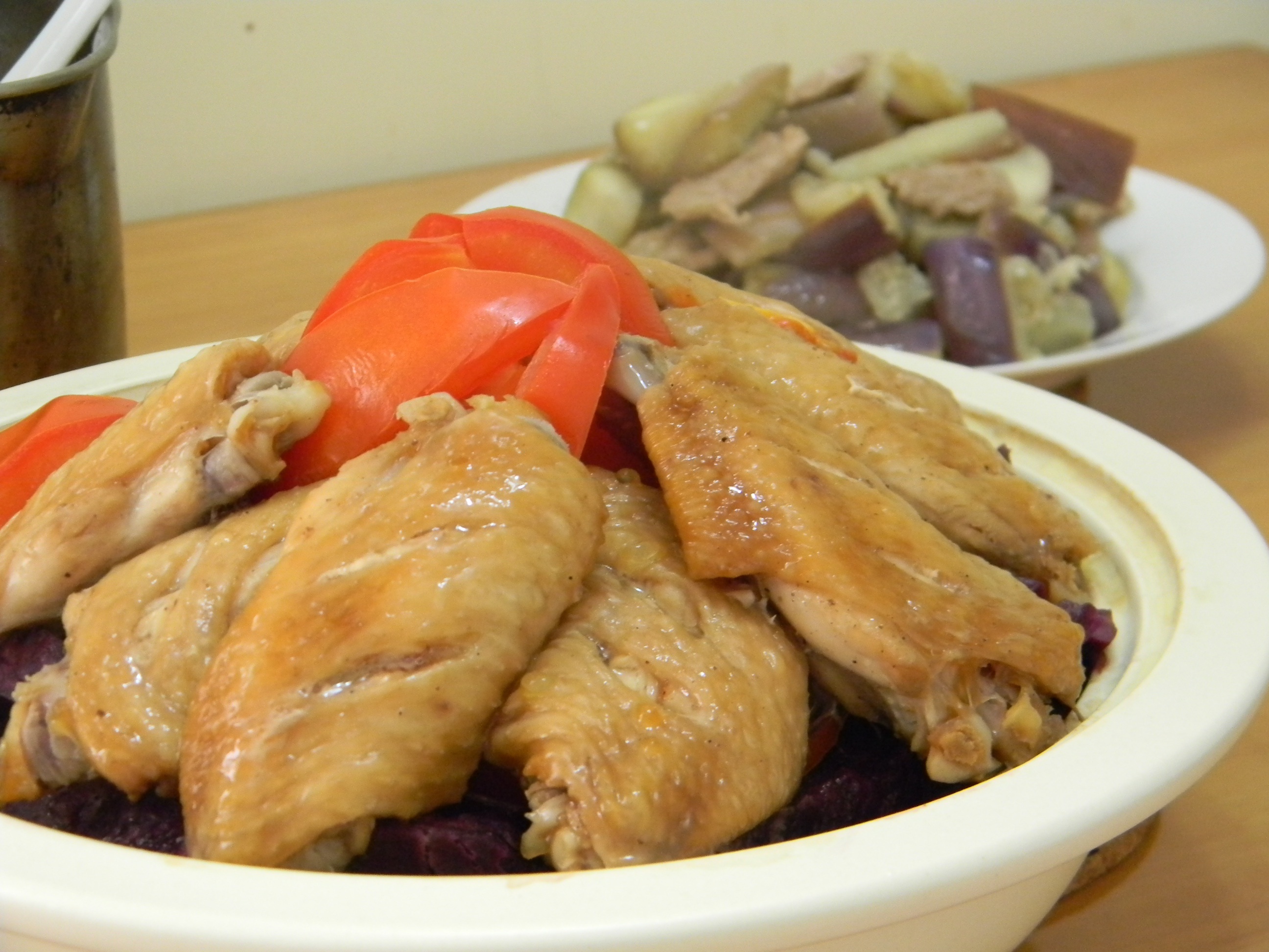 香薯鸡翅锅(塔吉锅)