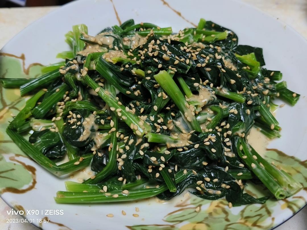 芝麻酱菠菜