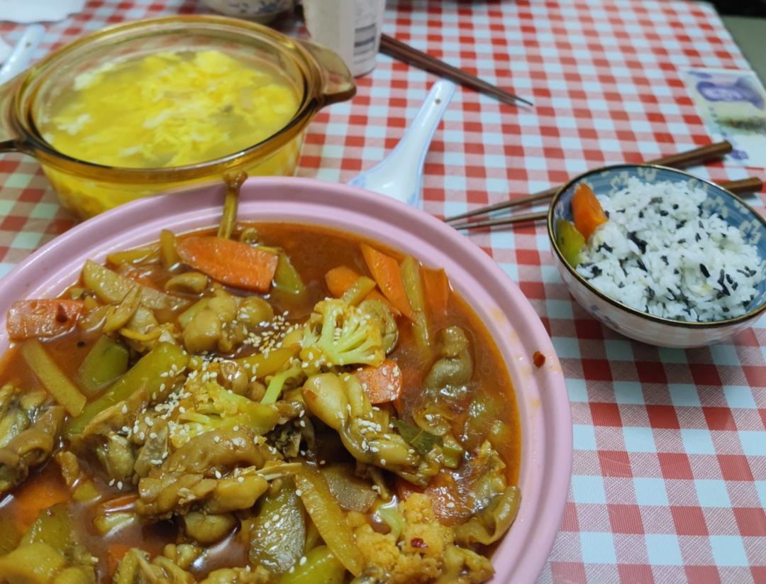 家庭版干锅牛蛙