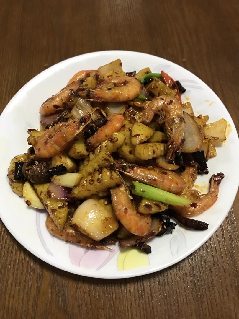 干锅香辣虾