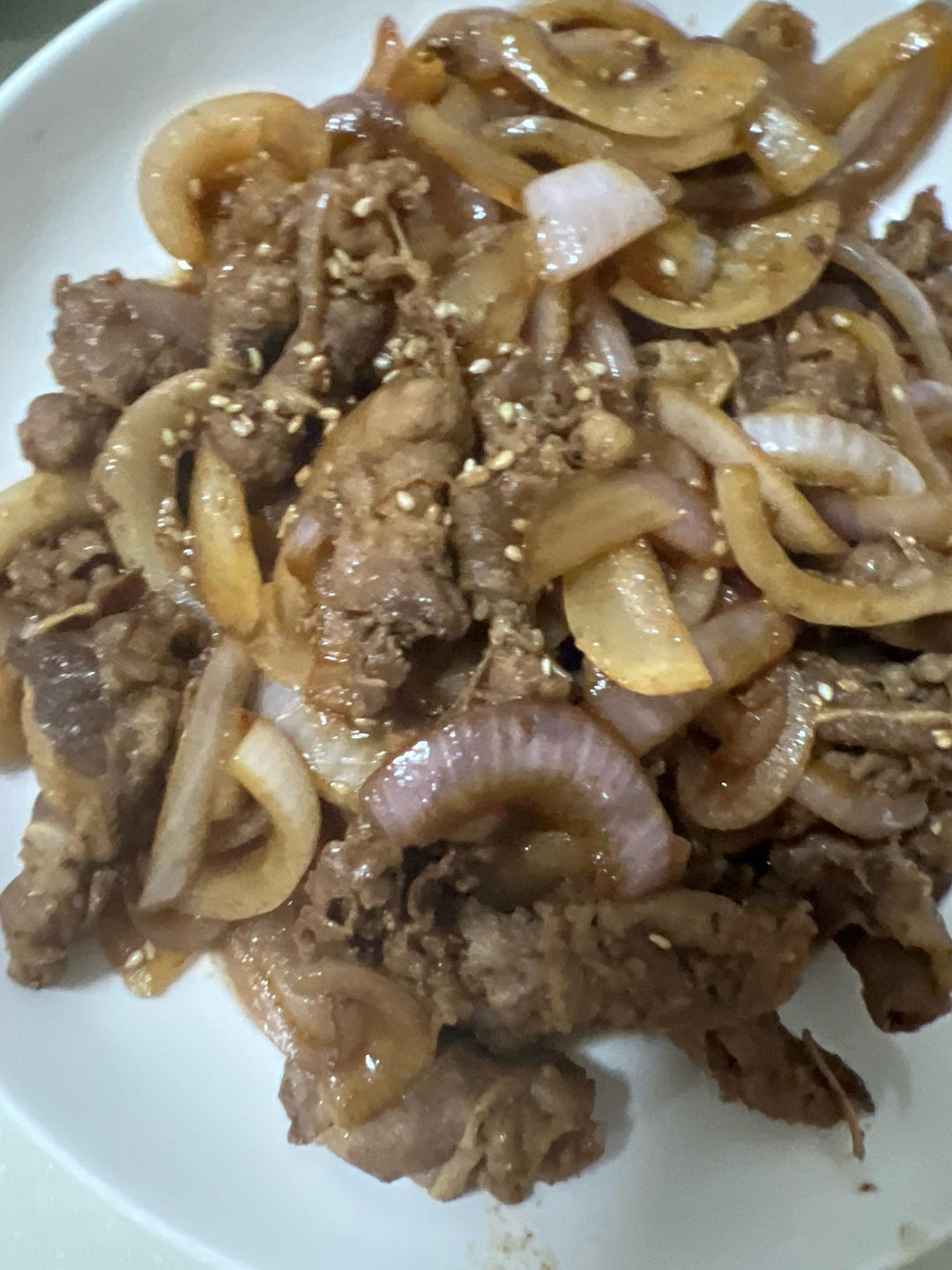 洋葱炒羊肉卷