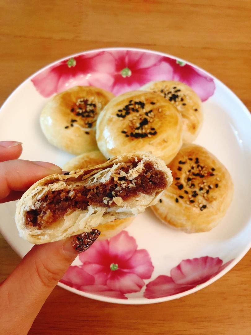 鲜花饼玫瑰花酥饼