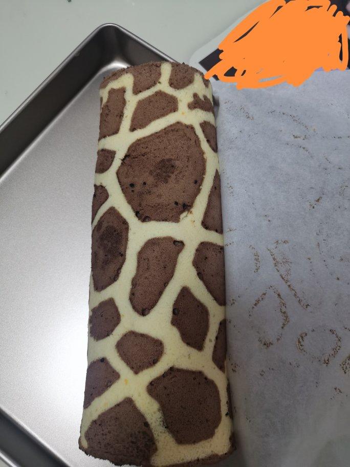超萌长颈鹿蛋糕卷