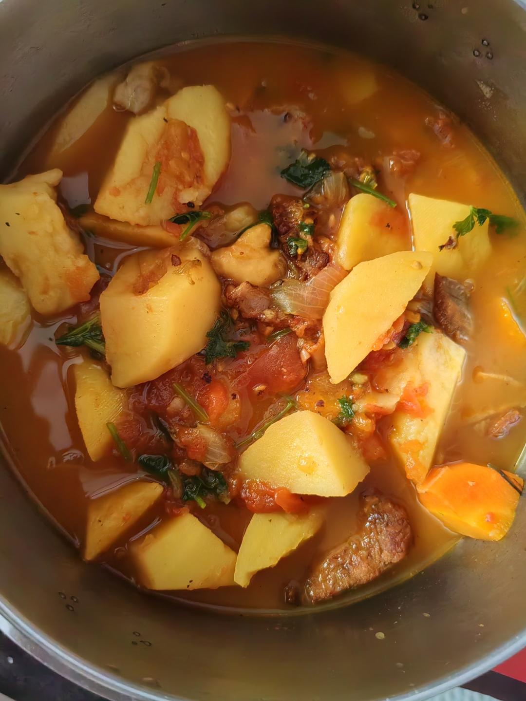 番茄炖牛腩（电压力锅版）