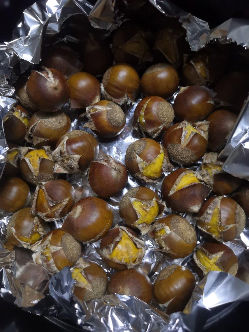 立冬的一餐｜栗子焖鸡&糖烤栗子