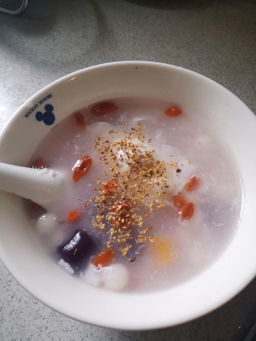 蛋花酒酿圆子