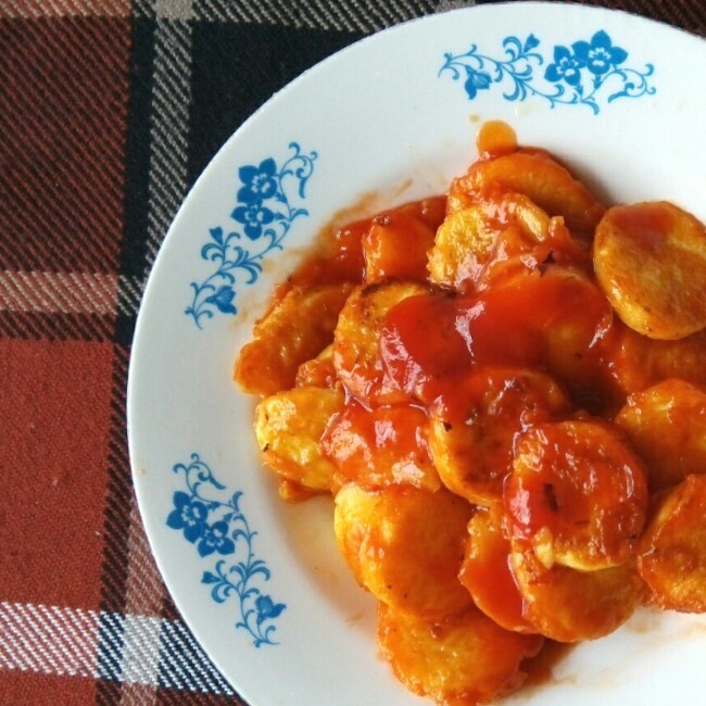 酸甜酱煎日本豆腐