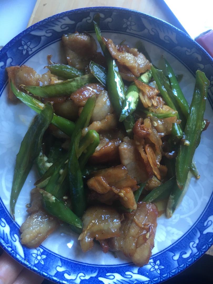 辣椒炒五花肉
