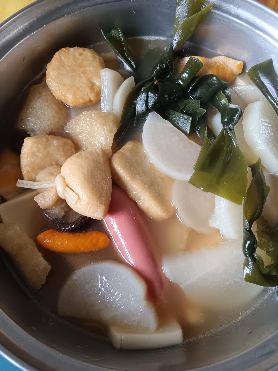 家庭关东煮｜汤底比便利店鲜甜