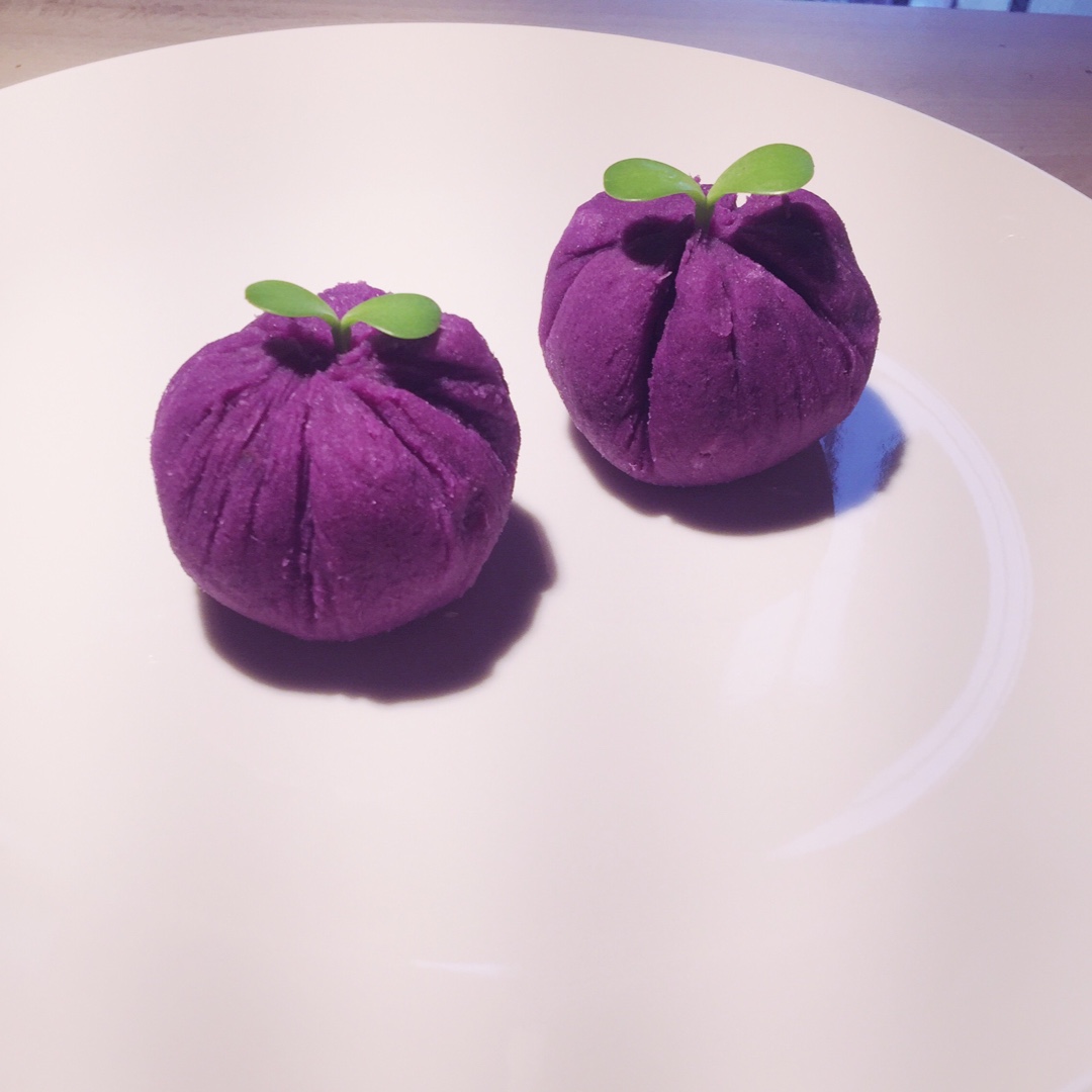 电饭锅紫薯茶巾绞