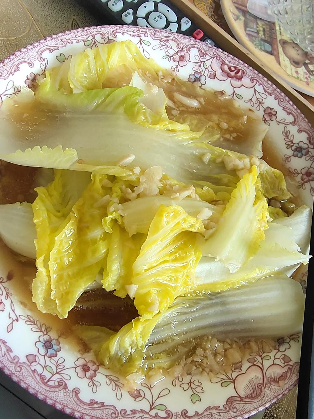 5分钟搞定‼️家常菜蒜香娃娃菜，巨好吃！