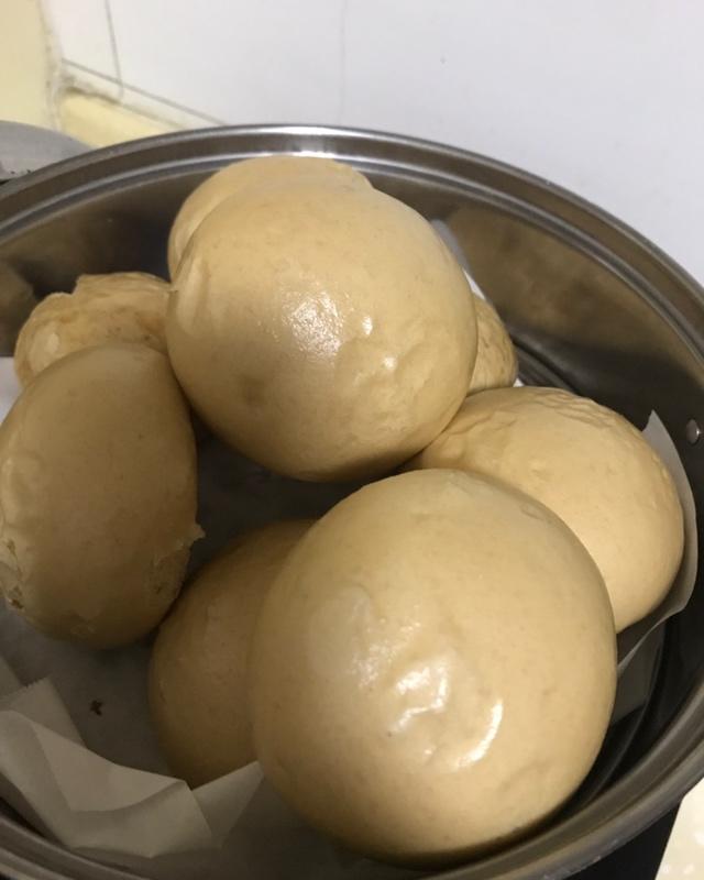 有着面包口感的红糖馒头（一次发酵）