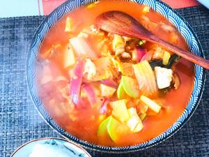 寒冬里的韩式辣白菜汤（暖心又暖胃）的做法 步骤6