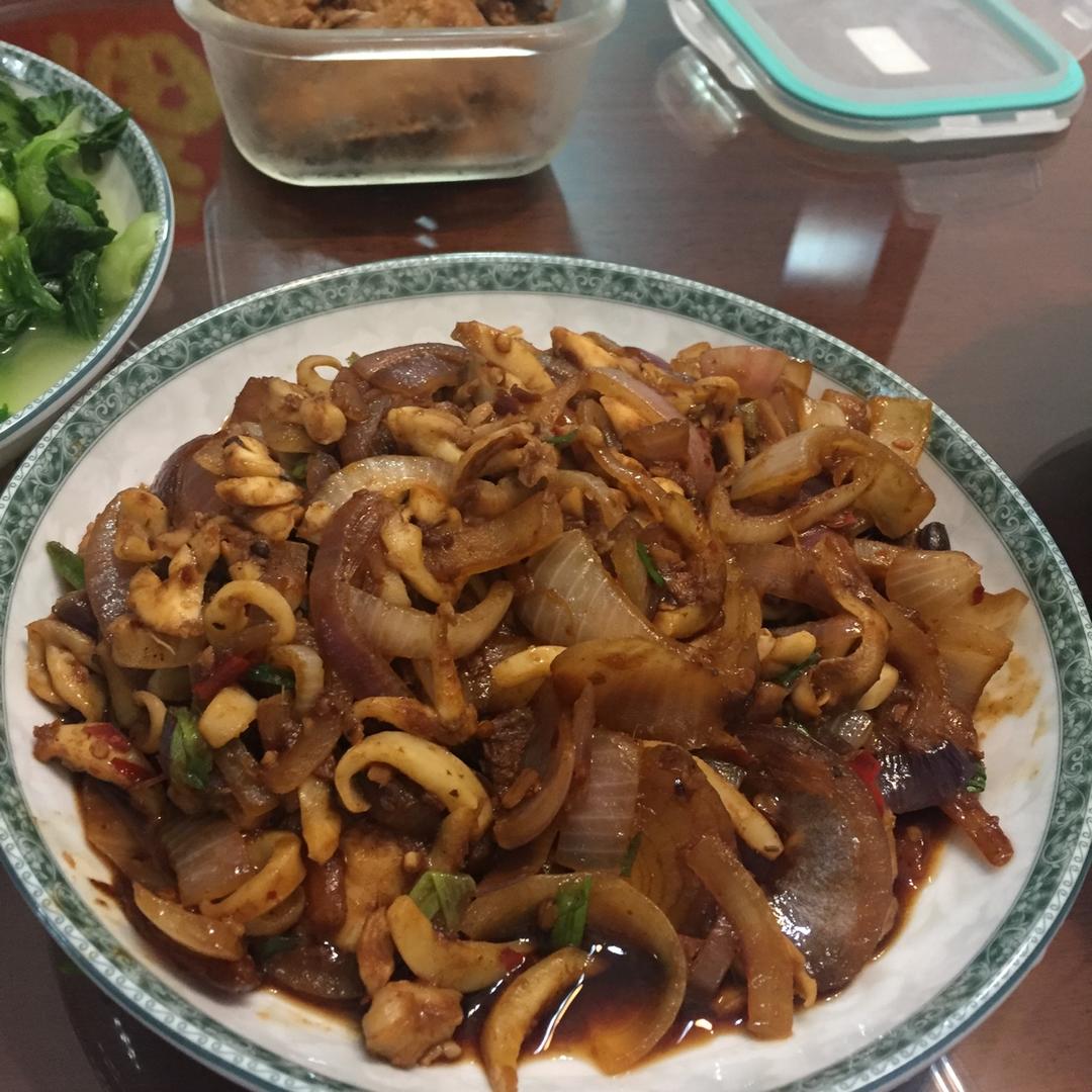 洋葱爆炒鱿鱼