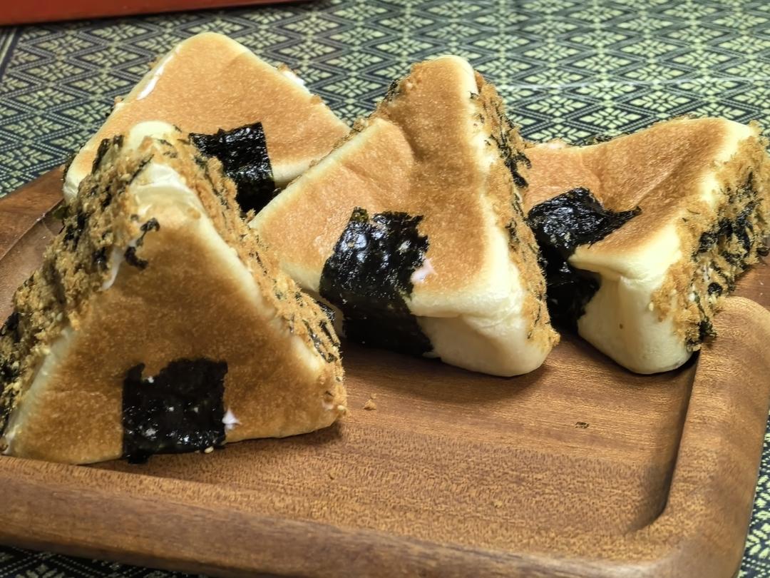 松软可爱🍙咖喱鸡肉饭团面包🌿春游必带