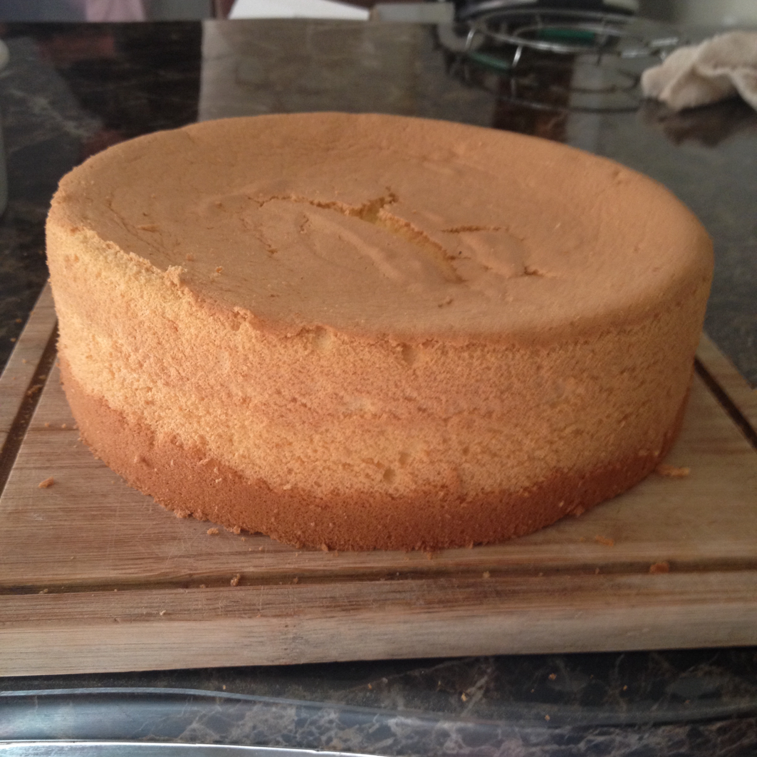 奶油蛋糕的戚风蛋糕坯（更新空气炸锅做法）