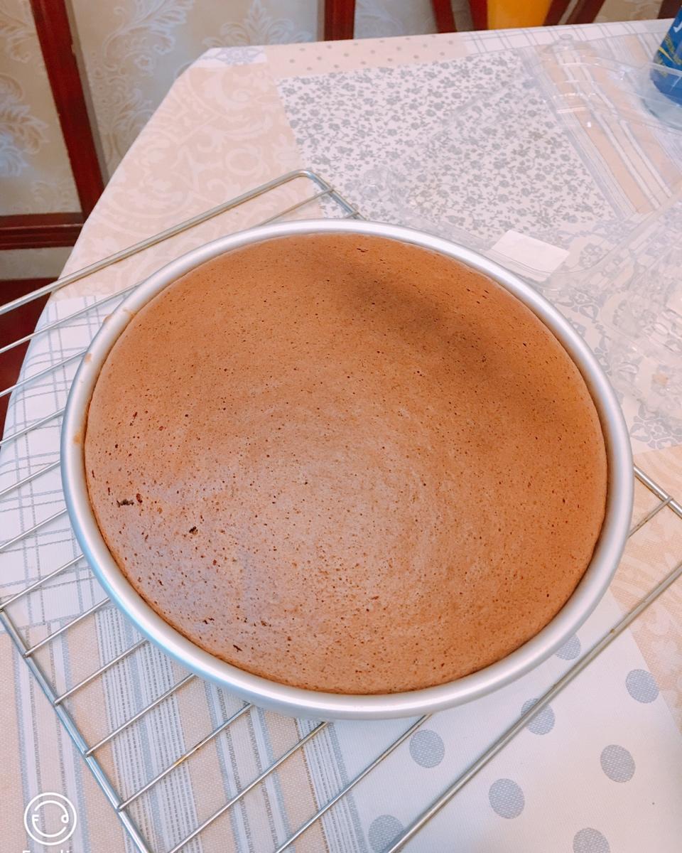 8寸可可戚风蛋糕