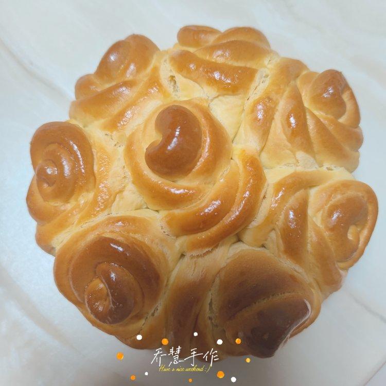玫瑰花面包