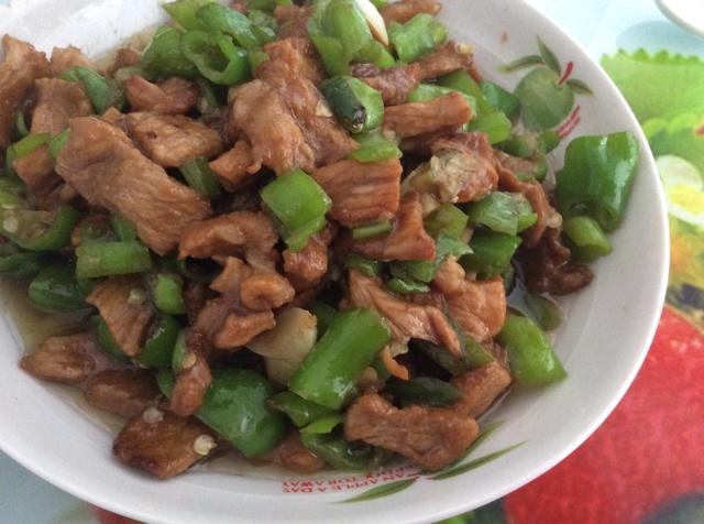 青椒炒肉