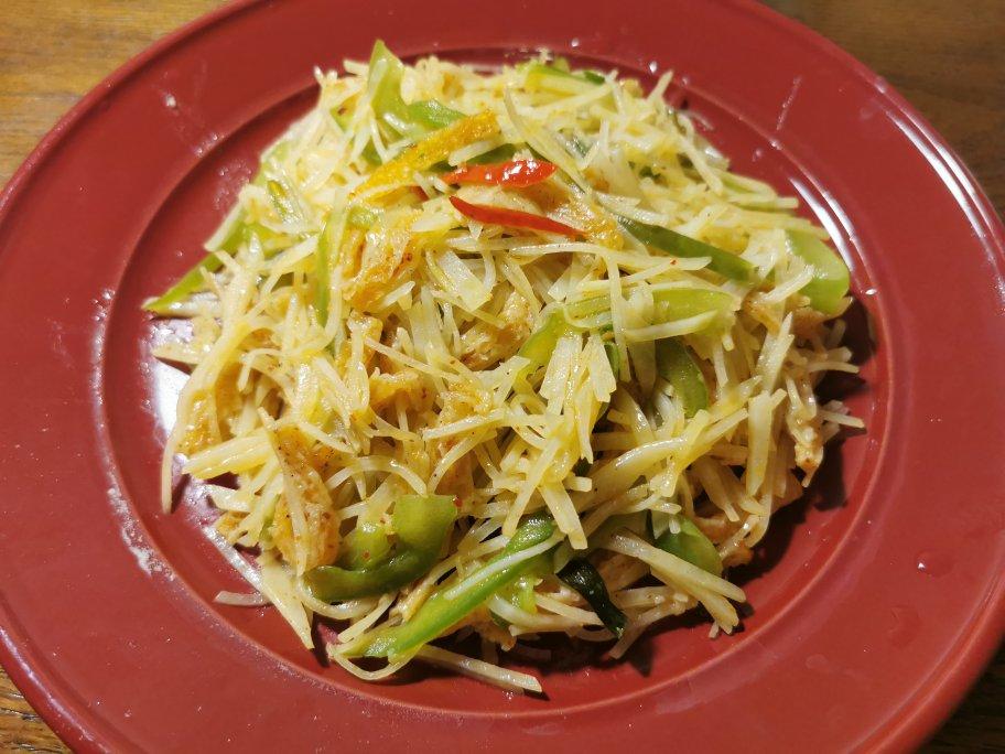 青椒土豆丝